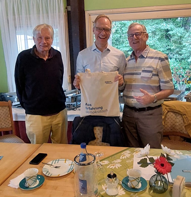 von links: Herr Wickert. Herr Spallek, Herr Ganz